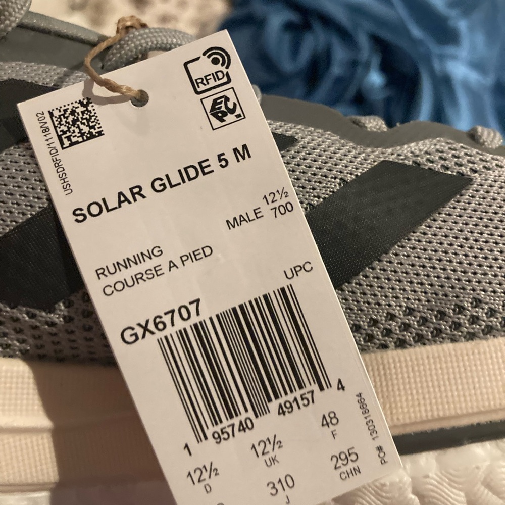 Adidas men’s solar glide 5 M grey size 13